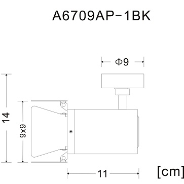 Спот Arte Lamp FALENA A6709AP-1BK