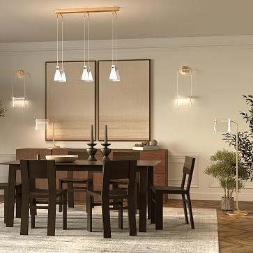 Настенный светильник (бра) MOD170WL-L8BS3K1