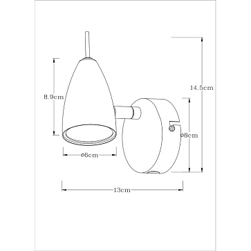 Спот Arte Lamp REGISTA A1966AP-1GY