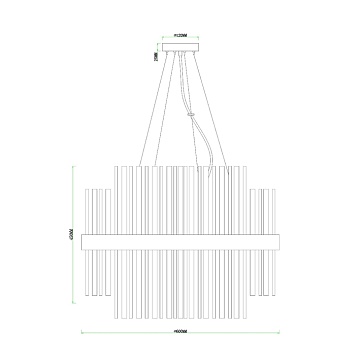 Подвесная люстра ARTE LAMP MONTREAL A1034SP-16CC