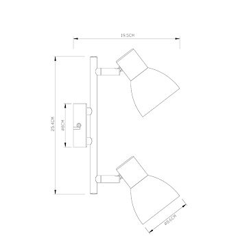 Спот Arte Lamp FALENA A3117PL-2BK