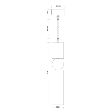 Точечный подвесной светильник Arte Lamp RAN A3162SP-1PB