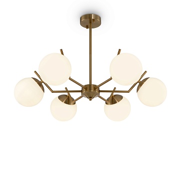 Люстра FR5173PL-06BS Freya Modern Moonrock