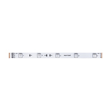 Светодиодная лента 24В 5050 7,2Вт/м RGB 5м IP20