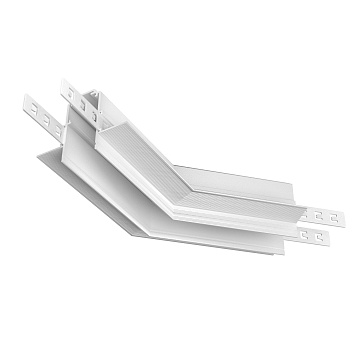 Угол-соединитель 135° Exility встраиваемый  под ГКЛ 12,5мм, белый