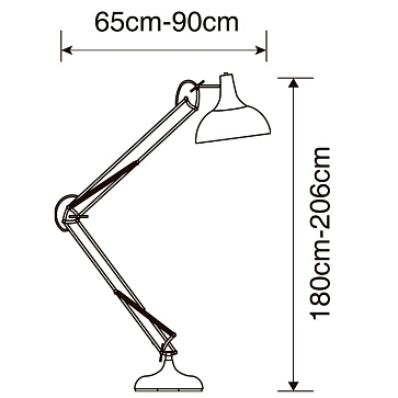 Торшер Arte Lamp GOLIATH A2487PN-1WH