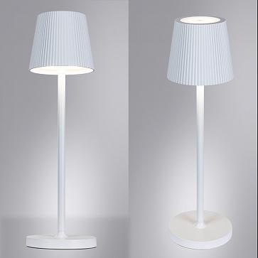 Уличный настольный светильник Arte Lamp FUYUE A1616LT-1WH