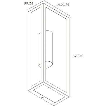 Уличный настенный светильник Arte Lamp BELFAST A4569AL-2BK