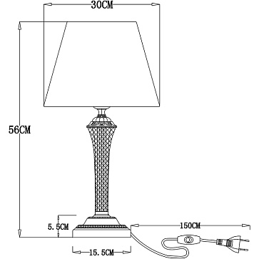 Декоративная настольная лампа Arte Lamp GRACIE A7301LT-1PB