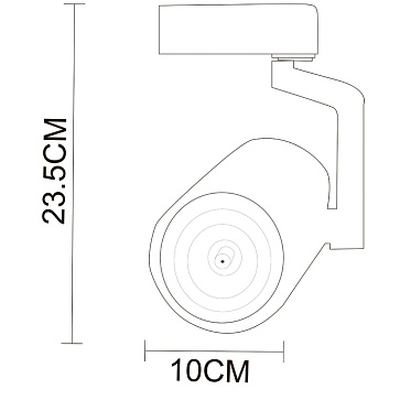 Трековый светильник Arte Lamp TRACCIA A2330PL-1WH