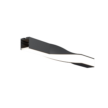 Радиусный профиль 35x35 Twist левый черный