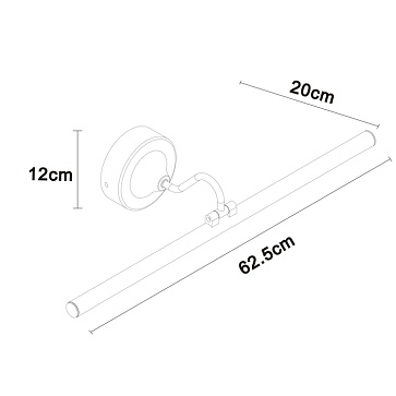 Подсветка для картин Arte Lamp SOL A7912AP-1BK