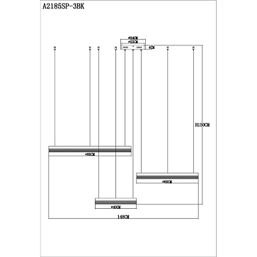 Подвесная люстра Arte Lamp MERCURY A2185SP-3BK