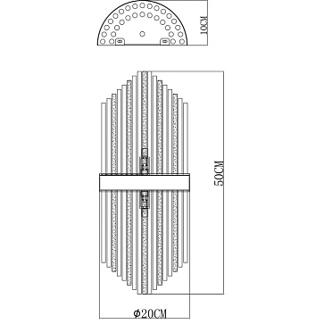 Настенный светильник Arte Lamp ACAPULCO A1007AP-2GO
