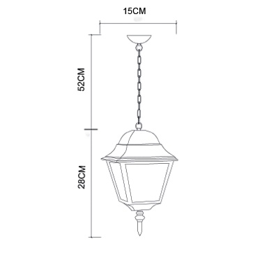 Уличный подвесной светильник Arte Lamp BREMEN A1015SO-1BK