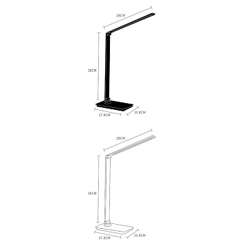 Офисная настольная лампа ARTE LAMP EDWARD A5126LT-1BK