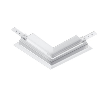 Коннектор угловой Exility для встраиваемого низкопрофильного шинопровода