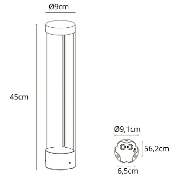 Ландшафтный светильник Arte Lamp NEW YORK A1645PA-1BK