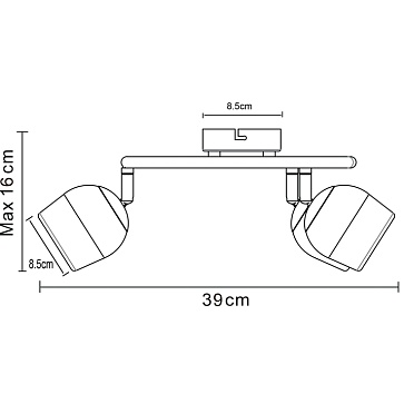 Спот Arte Lamp ECHEGGIO A1558AP-2CC