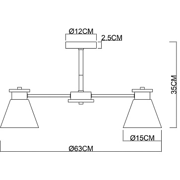 Потолочная люстра Arte Lamp TYLER A1031PL-5WH