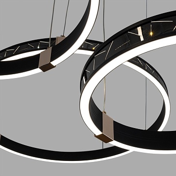 Подвесная люстра Arte Lamp SHINE A2222SP-3BK