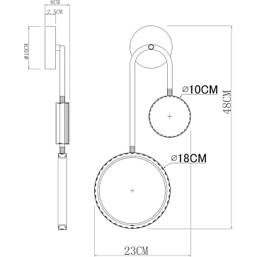 Декоративная подсветка Arte Lamp HOLLY A1364AP-2PB