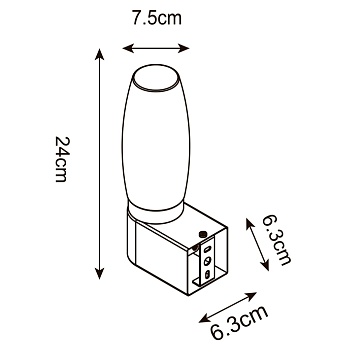 Подсветка для зеркал Arte Lamp AQUA-BASTONE A1209AP-1CC