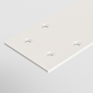 Заглушка торцевая 1шт S35 накладной белый