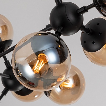 Люстра на штанге Arte Lamp BOLLA A1664SP-12BK