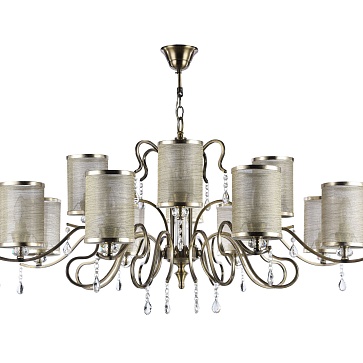 Люстра FR2300-PL-12-BZ Freya Classic Faust