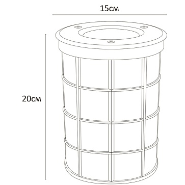 Тротуарный светильник Arte Lamp PIAZZA A6014IN-1SS