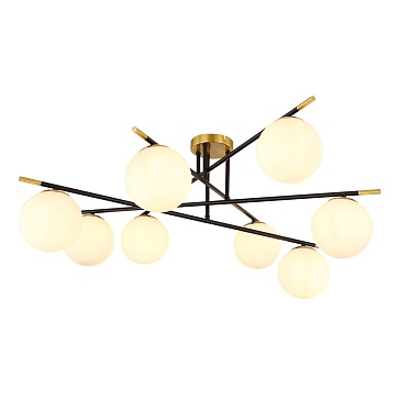 Потолочная люстра Arte Lamp ALCOR  A2224PL-8BK