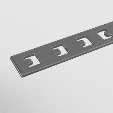 Прямой коннектор S35 встраиваемый серый 2 шт.