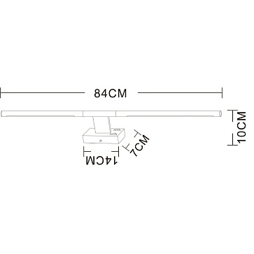 Декоративная подсветка Arte Lamp LINES A2029AP-1CC