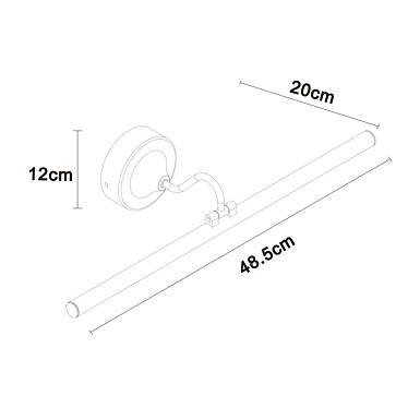 Подсветка для картин Arte Lamp SOL A7908AP-1BK