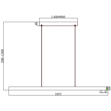 Подвесной светильник Arte Lamp LAO A2190SP-1BK