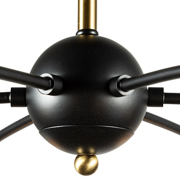 Потолочная люстра Arte Lamp GLASGOW A1963PL-6BK