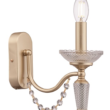 Настенный светильник (бра) FR2009WL-01G Freya Classic Zoe