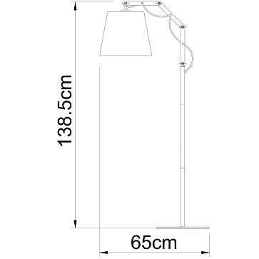 Торшер Arte Lamp PINOCCHIO A5700PN-1WH