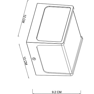 Уличный настенный светильник Arte Lamp LANCIA A6418AL-1BK