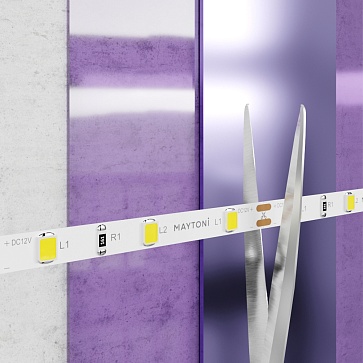 Светодиодная лента 12В 2835 4,8Вт/м 3000K 5м IP20 5мм