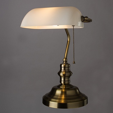 Кабинетная настольная лампа Arte Lamp BANKER A2493LT-1AB